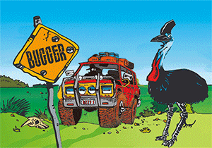 3D Postcard Aussie Themes Australian Animals Souvenir Group 2 - fair-dinkum-gifts