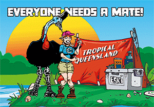 3D Postcard Aussie Themes Australian Animals Souvenir Group 2 - fair-dinkum-gifts