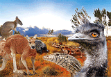 3D Postcard Aussie Themes Australian Animals Souvenir Group 3 - fair-dinkum-gifts