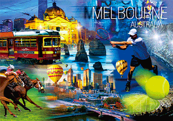 3D Postcard Aussie Themes Australian Animals Souvenir Group 2 - fair-dinkum-gifts