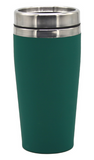 Personalised Rubber Coated Travel Mug LARGE 475ml Gift Cup Choose Your Colour - fair-dinkum-gifts