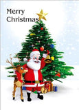 3D Printed Christmas Greeting Cards Aussie Australian Santa CLEARANCE - fair-dinkum-gifts