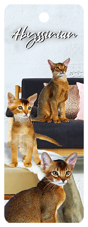 3D Cats Bookmarks With Tassel - 22 different breeds