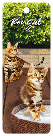 3D Cats Bookmarks With Tassel - 22 different breeds