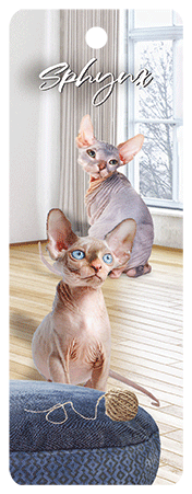 3D Cats Bookmarks With Tassel - 22 different breeds