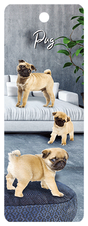 3D Dogs Bookmarks With Tassel
