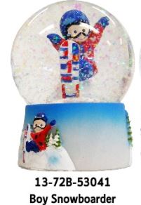 Glass Snow Balls Glitter Globes Desk Accessories Waterballs - fair-dinkum-gifts