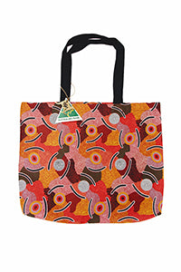 Mans Ceremony Large Tote Bag Aboriginal