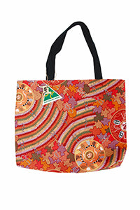 Women's Corroboree Large Tote Bag Aboriginal