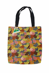 Bush Fruit Dreaming Large Tote Bag Aboriginal