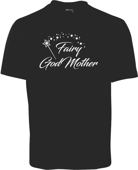 FAIRY GODMOTHER T-SHIRT BLACK OR WHITE FDG01-1HT-23033