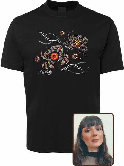 T Shirt ADULT Regular Fit - Alisha Pawley, Crabs Design