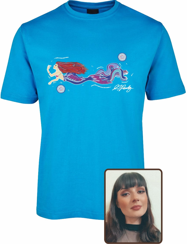 T Shirt ADULT Regular Fit - Alisha Pawley, Mermaid Design