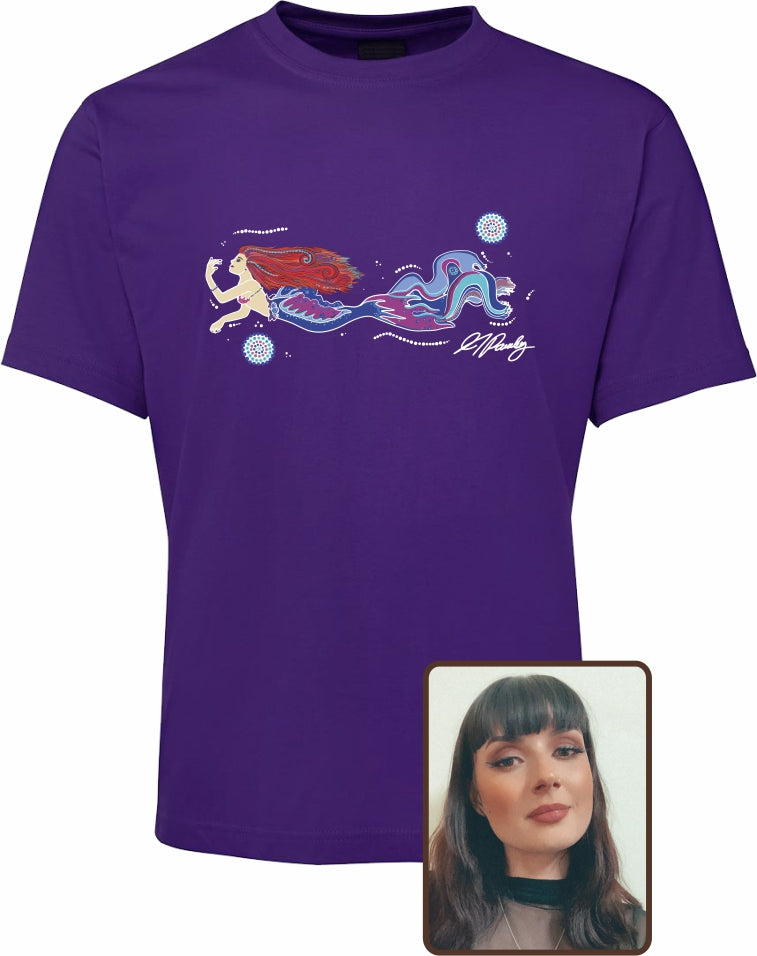 T Shirt ADULT Regular Fit - Alisha Pawley, Mermaid Design