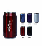 Personalised Thermal Sipper Cans 330 ml or 500ml Stainless Steel Laser Engraved Choose Your Colour - fair-dinkum-gifts