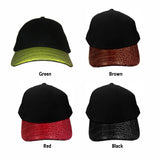 Croc Skin Curved Peak Cap Hat Australian Design Mens Womens Unisex 4 Colours Available - fair-dinkum-gifts