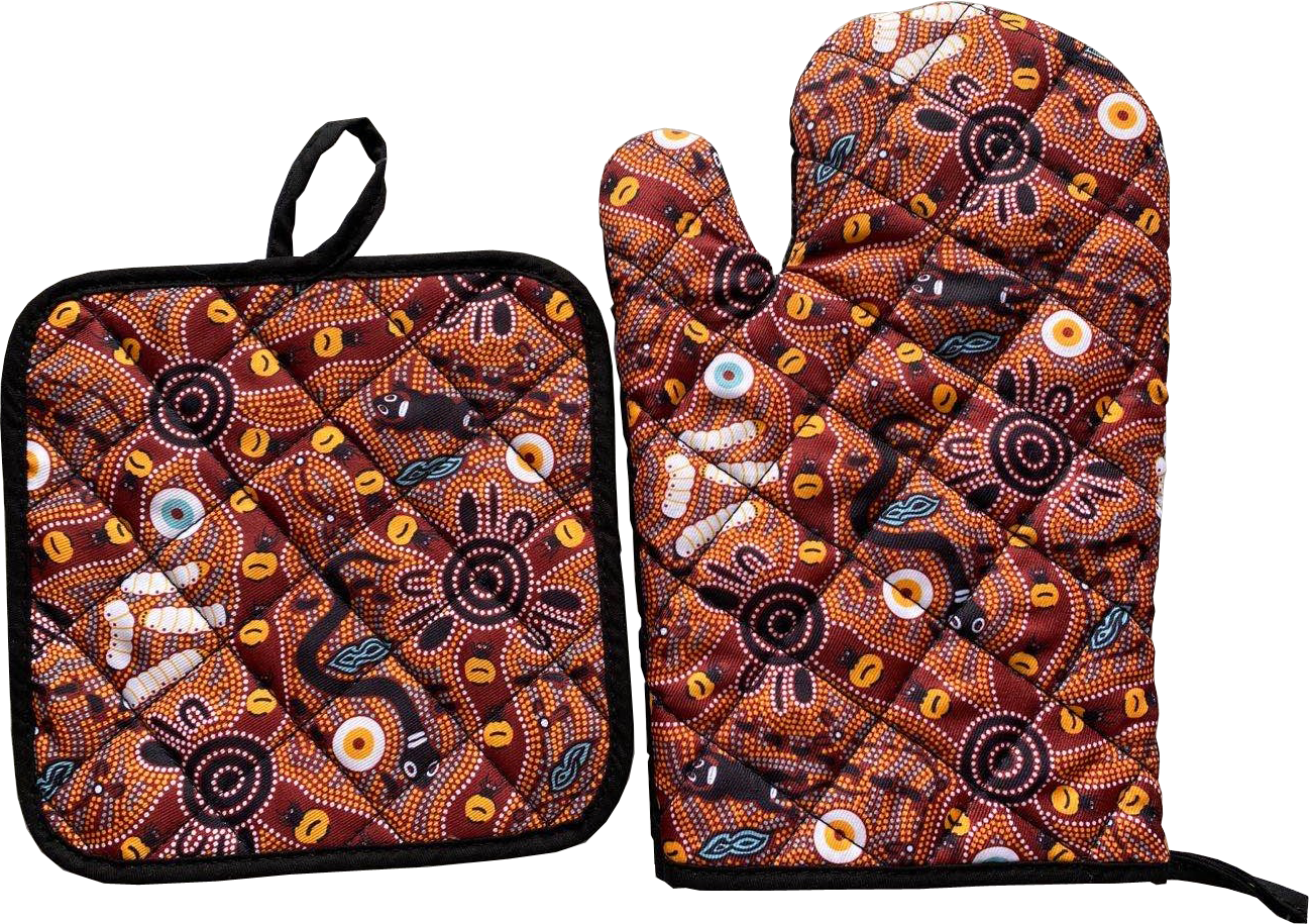 **NEW** Bulurru Baking Sets - 5 Aboriginal Designs to choose from - fair-dinkum-gifts