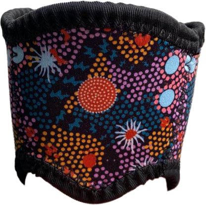 **NEW** Wine Glass Coolers - 10 Bulurru Aboriginal Designs To Choose From - fair-dinkum-gifts