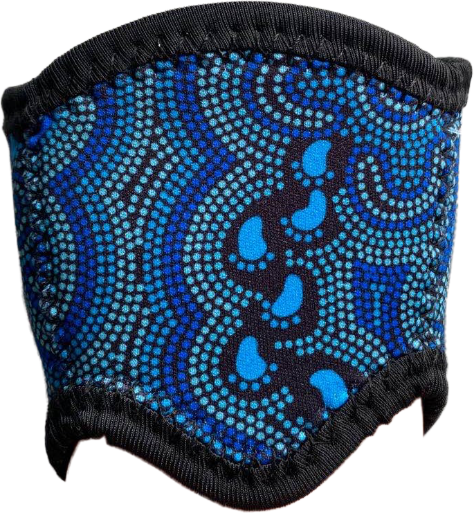 **NEW** Wine Glass Coolers - 10 Bulurru Aboriginal Designs To Choose From - fair-dinkum-gifts