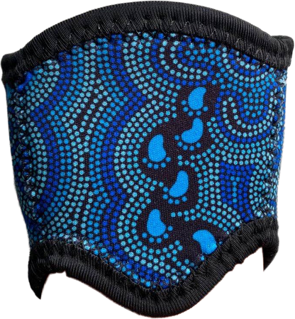 **NEW** Wine Glass Coolers - 10 Bulurru Aboriginal Designs To Choose From - fair-dinkum-gifts
