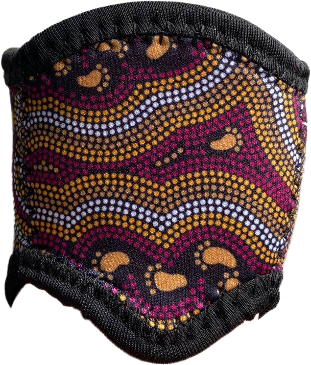 **NEW** Wine Glass Coolers - 10 Bulurru Aboriginal Designs To Choose From - fair-dinkum-gifts