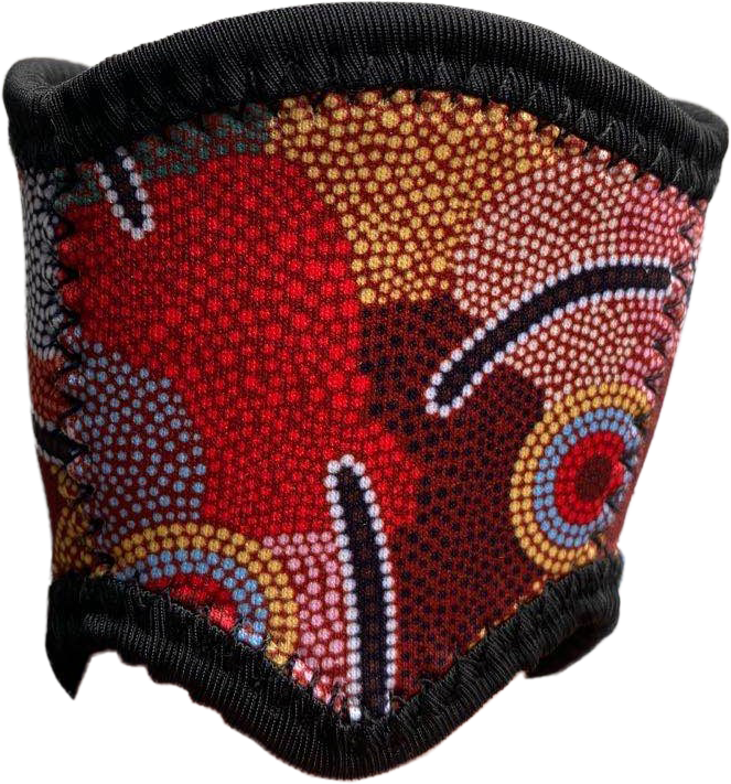 **NEW** Wine Glass Coolers - 10 Bulurru Aboriginal Designs To Choose From - fair-dinkum-gifts