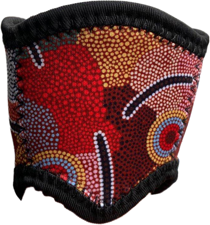 **NEW** Wine Glass Coolers - 10 Bulurru Aboriginal Designs To Choose From - fair-dinkum-gifts