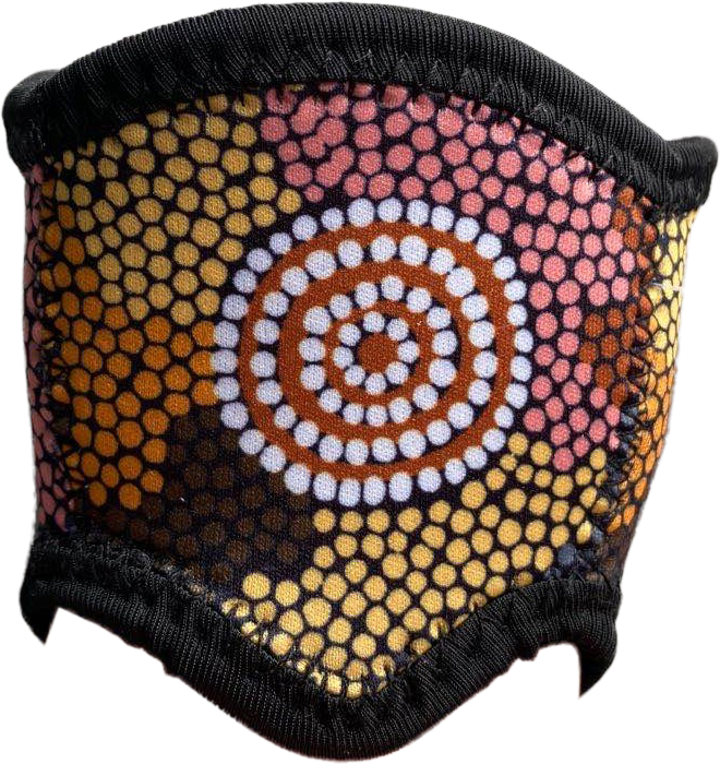 **NEW** Wine Glass Coolers - 10 Bulurru Aboriginal Designs To Choose From - fair-dinkum-gifts
