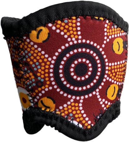 **NEW** Wine Glass Coolers - 10 Bulurru Aboriginal Designs To Choose From - fair-dinkum-gifts