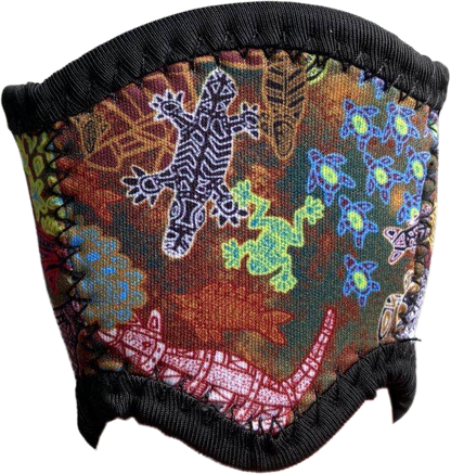 **NEW** Wine Glass Coolers - 10 Bulurru Aboriginal Designs To Choose From - fair-dinkum-gifts