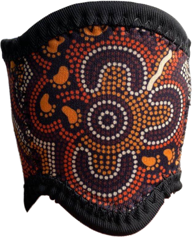 **NEW** Wine Glass Coolers - 10 Bulurru Aboriginal Designs To Choose From - fair-dinkum-gifts