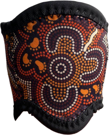**NEW** Wine Glass Coolers - 10 Bulurru Aboriginal Designs To Choose From - fair-dinkum-gifts