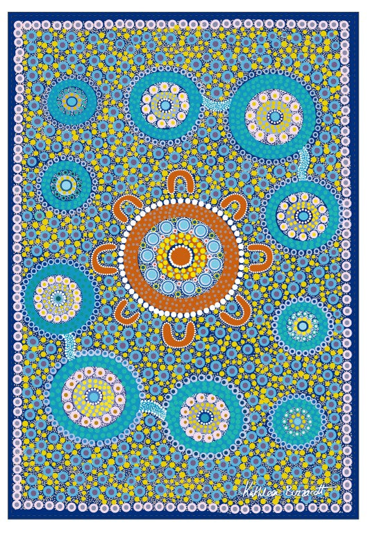 Microfibre Teatowels by Kathleen Buzzacott