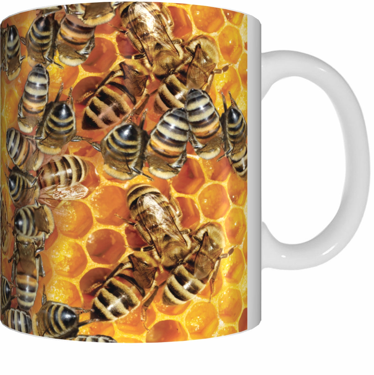 BEES Mug Cup 300ml Gift Aussie Australia Native Bee Honey Beekeeper - fair-dinkum-gifts