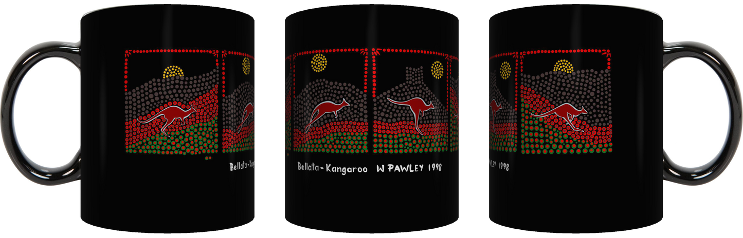 Wendy Pawley Design Black Mug in Gift Box