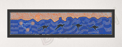 Bulurru Aboriginal Art Canvas Print Unstretched - Bellata By Wendy Pawley