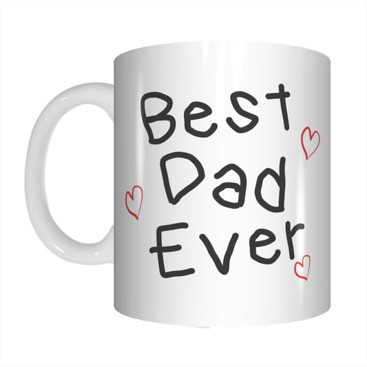 Best Dad Ever Handwritten Coffee Mug Gift For Dads On Father's Day FDG07-92-26029 - fair-dinkum-gifts