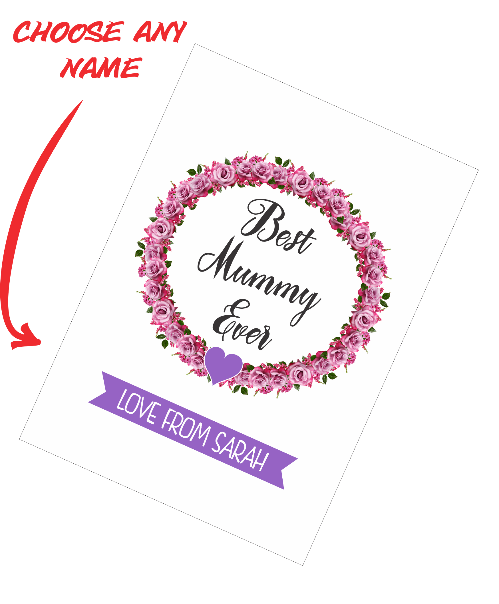 Personalised Mother's Day Teatowel - Best Mummy Ever FDG03-03-20000 - fair-dinkum-gifts
