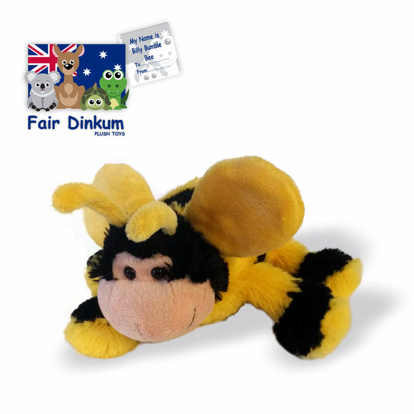 Billy Bumble Bee Plush Toy Australia - 18cm - fair-dinkum-gifts