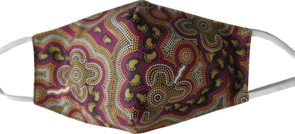 Bulurru Face Mask Adjustable Aboriginal Designs - 8 Designs To Choose From - fair-dinkum-gifts