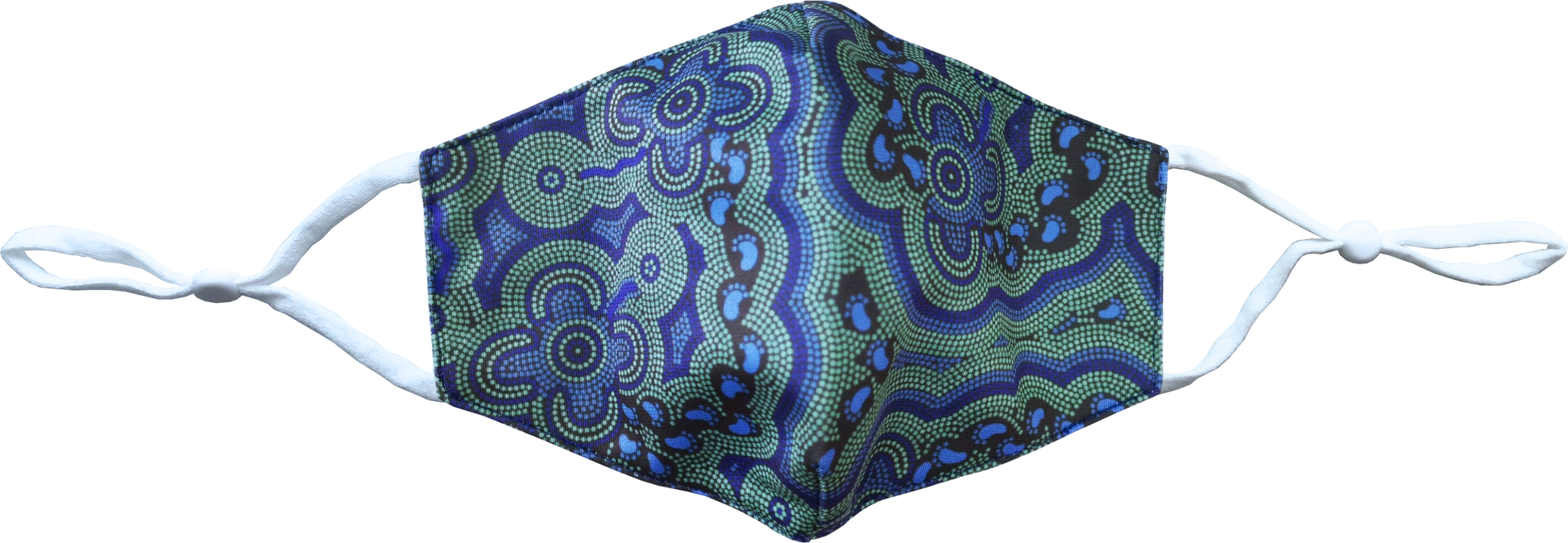 Bulurru Face Mask Adjustable Aboriginal Designs - 8 Designs To Choose From - fair-dinkum-gifts