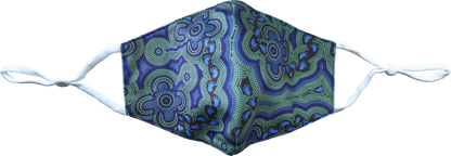 Bulurru Face Mask Adjustable Aboriginal Designs - 8 Designs To Choose From - fair-dinkum-gifts
