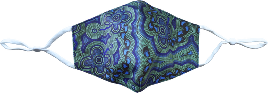 Bulurru Face Mask Adjustable Aboriginal Designs - 8 Designs To Choose From - fair-dinkum-gifts