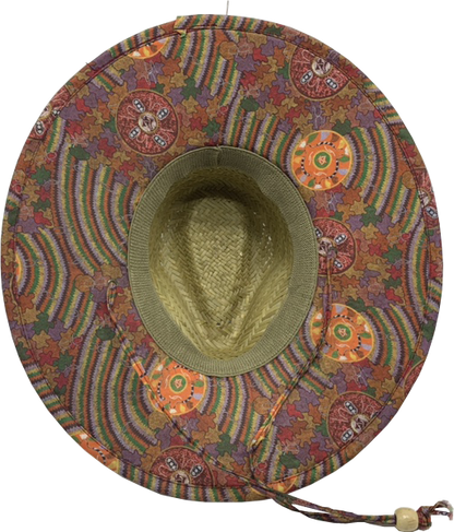 Art Down Under Aboriginal Wide Brim Straw Hats