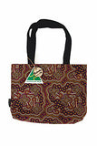 On Walkabout Wine Cotton Tote Bag Small