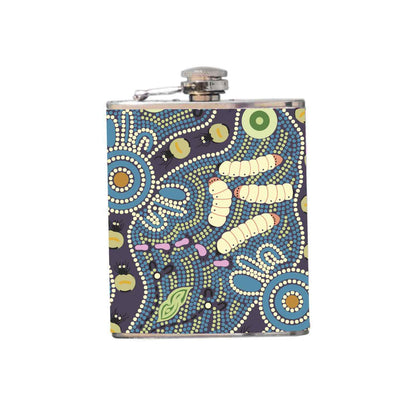 Aboriginal Design Hip Flask 180ml