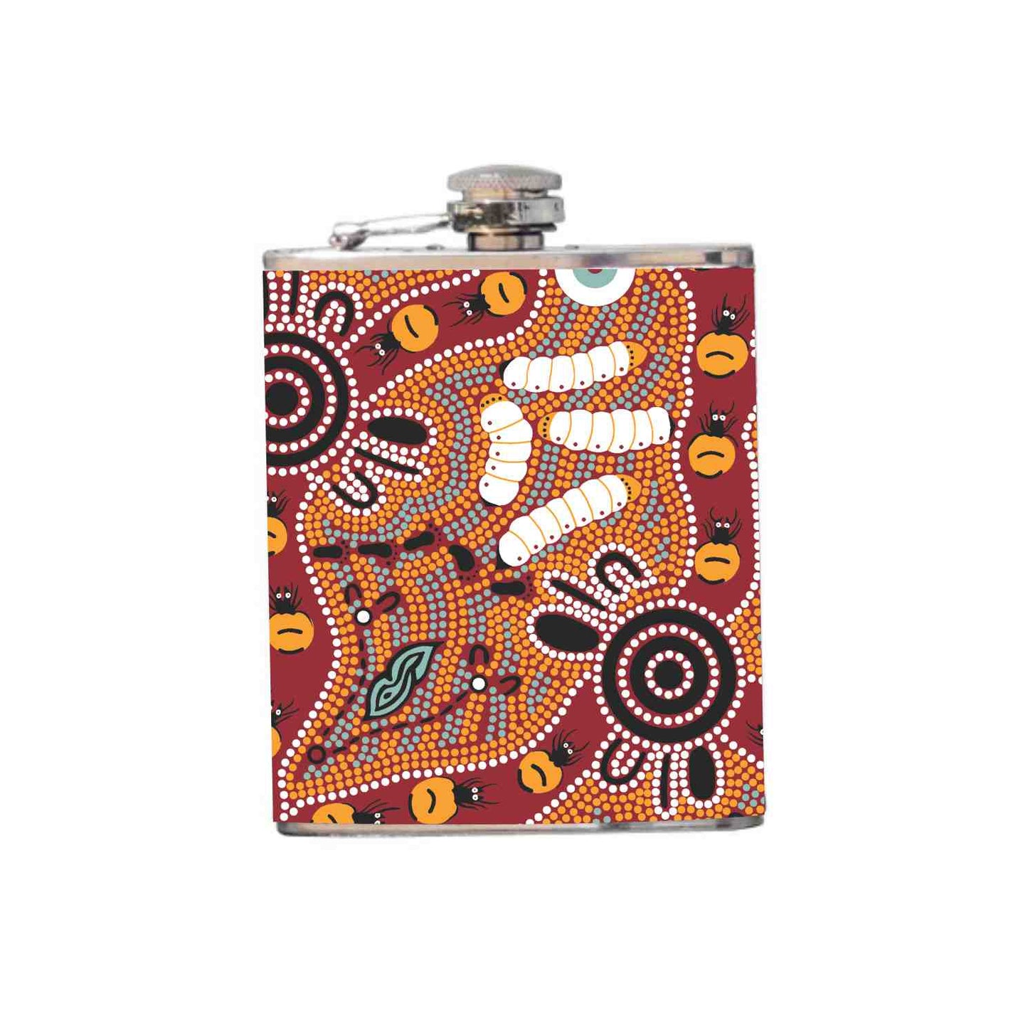 Aboriginal Design Hip Flask 180ml