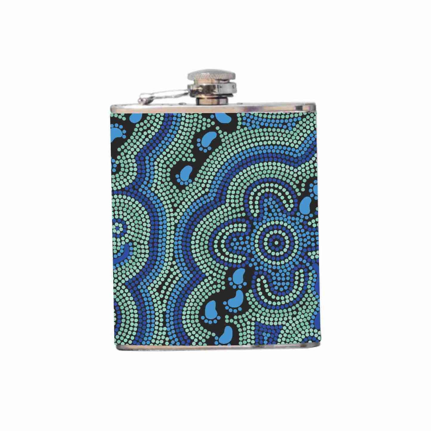 Aboriginal Design Hip Flask 180ml