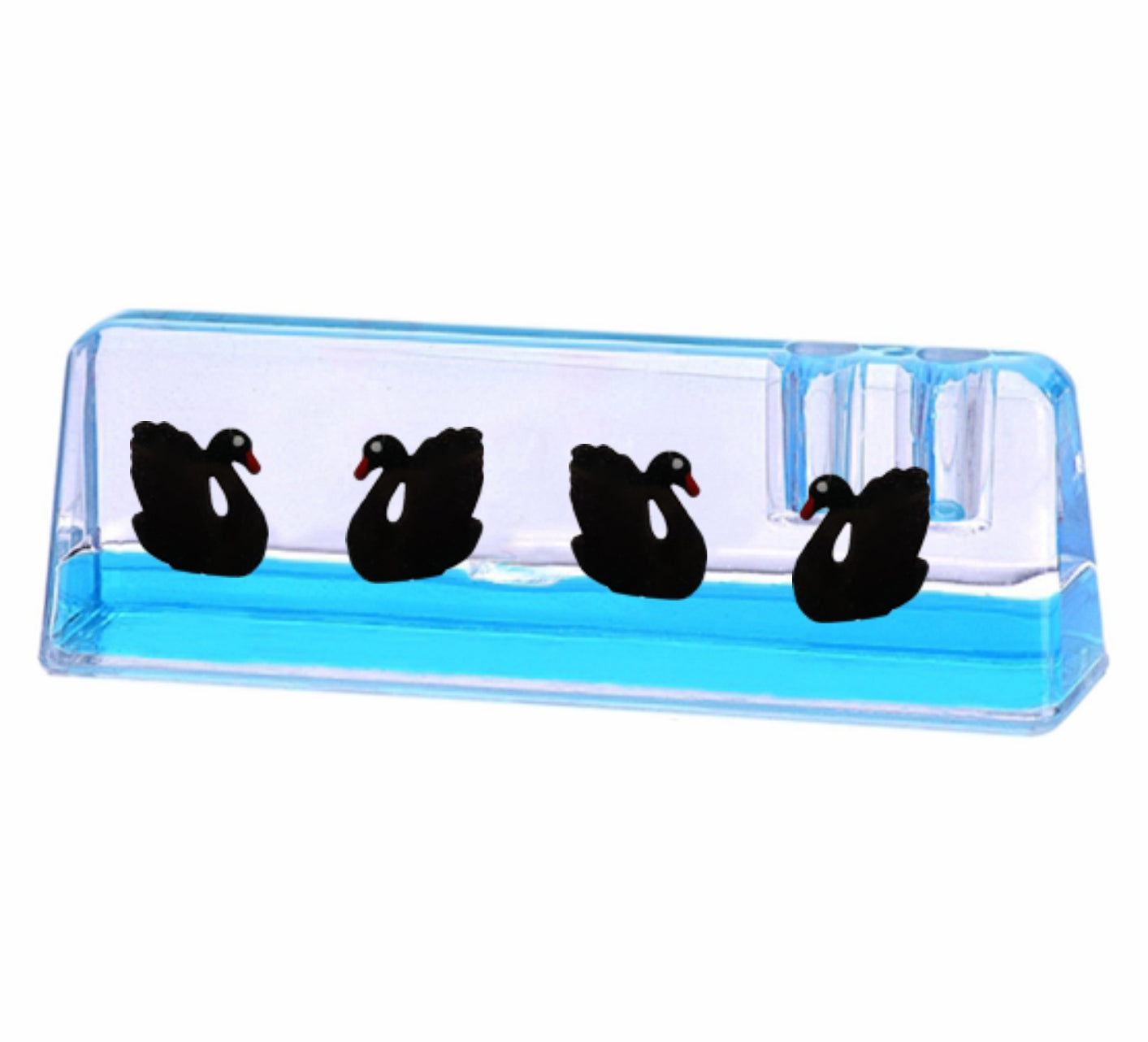 Oily Pen Holders Office Desk Accessories Aussie Gifts Souvenirs Coloured Liquid with Floaters - fair-dinkum-gifts