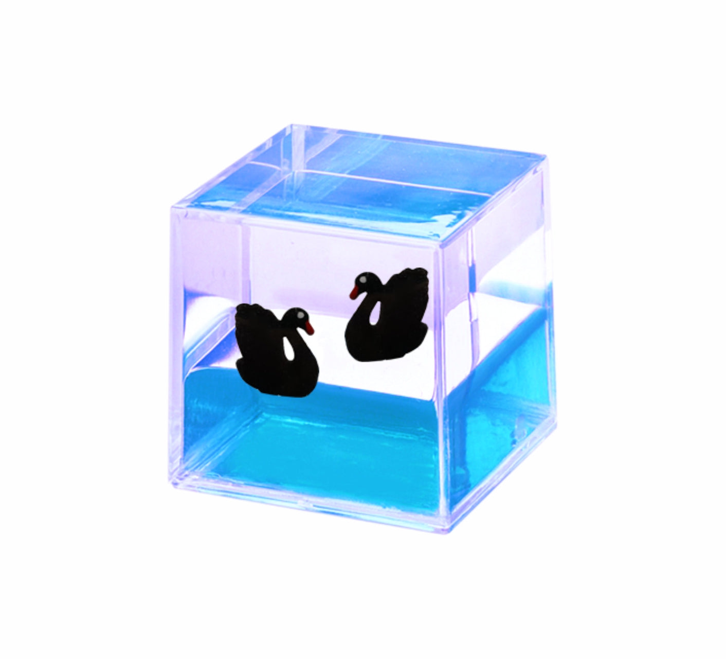 Oily Water Cubes Aussie Gifts Souvenirs Paperweights Coloured Liquid with Floaters - fair-dinkum-gifts